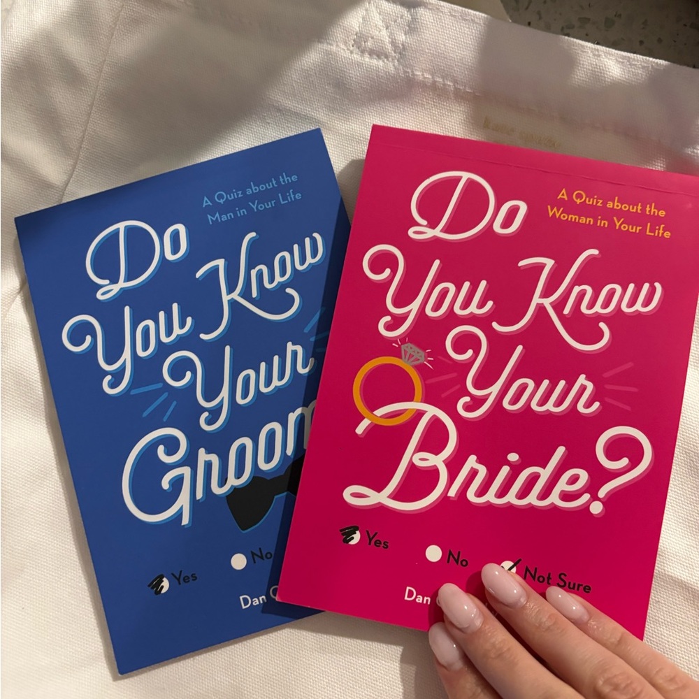 Do You Know Your Groom and Bride Quiz Books